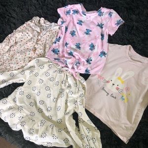 Lot / Bundle of 4 Shirts Toddler Girl 3T